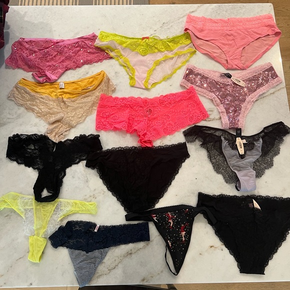 LOT of 13 Victoria’s Secret Size Large Women’s Underwear - Picture 7 of 12